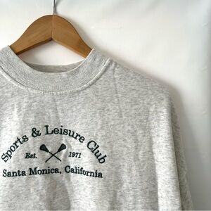 Abercrombie & Fitch | cropped grey long sleeve sweatshirt Sports & Leisure Club